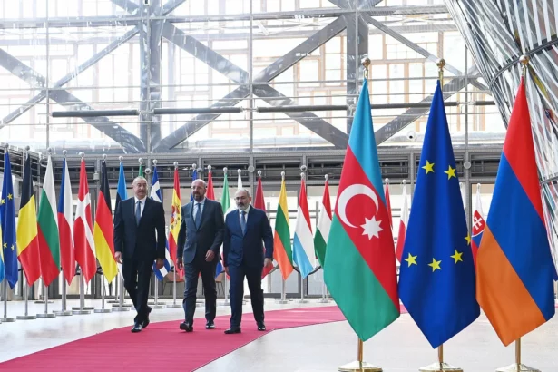 Brussels Hosted Meeting Of President Ilham Aliyev With President Of European Council Charles Michel And Prime Minister Of Armenia Nikol Pashinyan 03