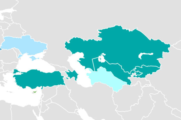 Map Of Turkic Council